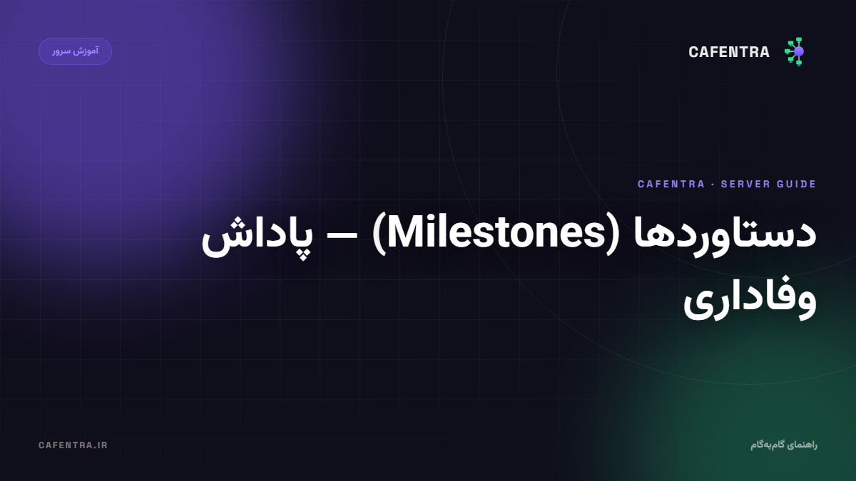 دستاوردها (Milestones) — پاداش وفاداری